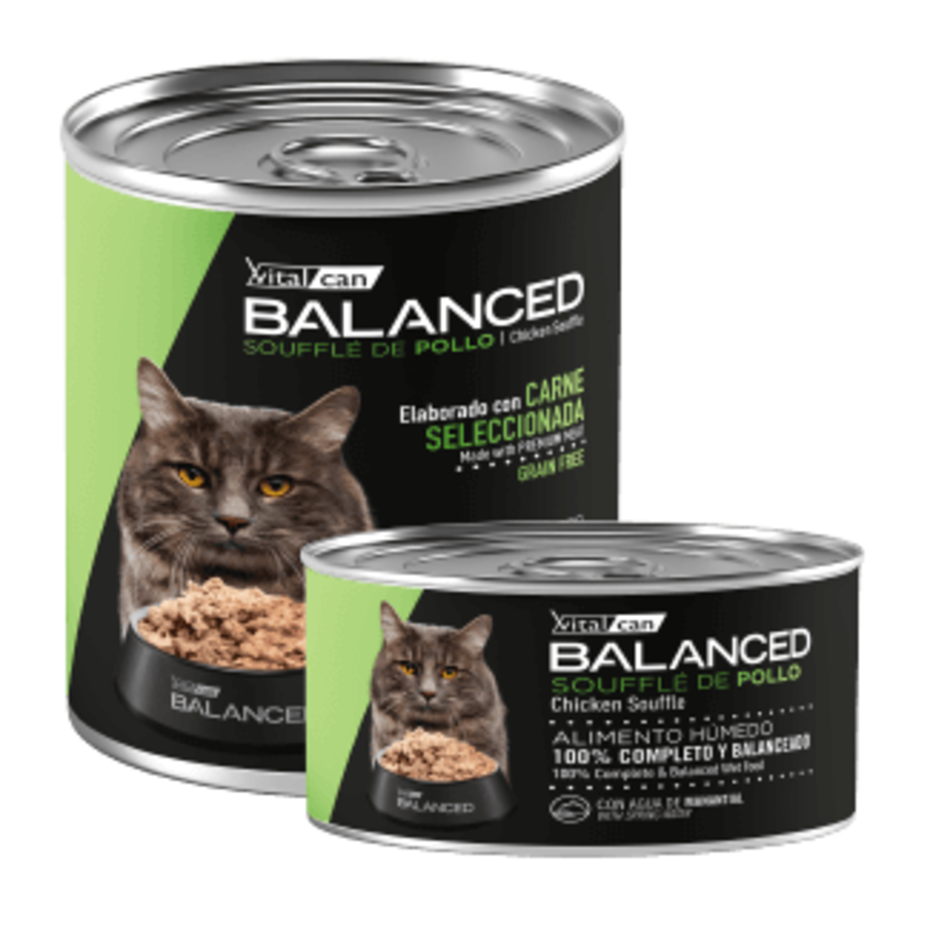 Vital Can Balanced - Gatos Castrados - Húmedo - Soufflé - Pollo