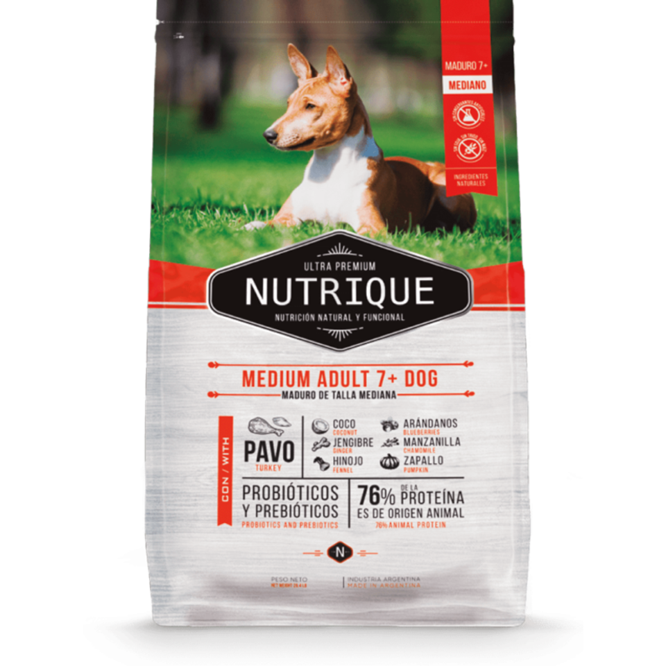Nutrique - Perros Adultos - Seco - Razas Medianas - Adult 7+