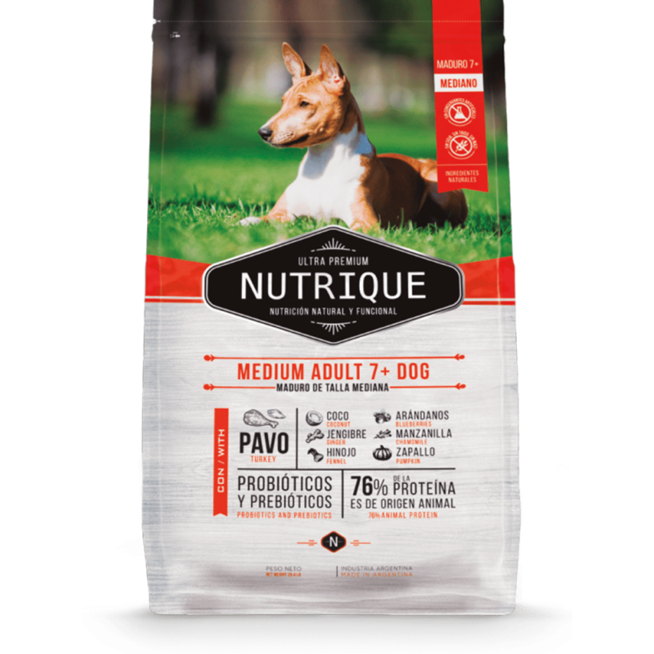 Nutrique - Perros Adultos - Seco - Razas Medianas - Adult 7+