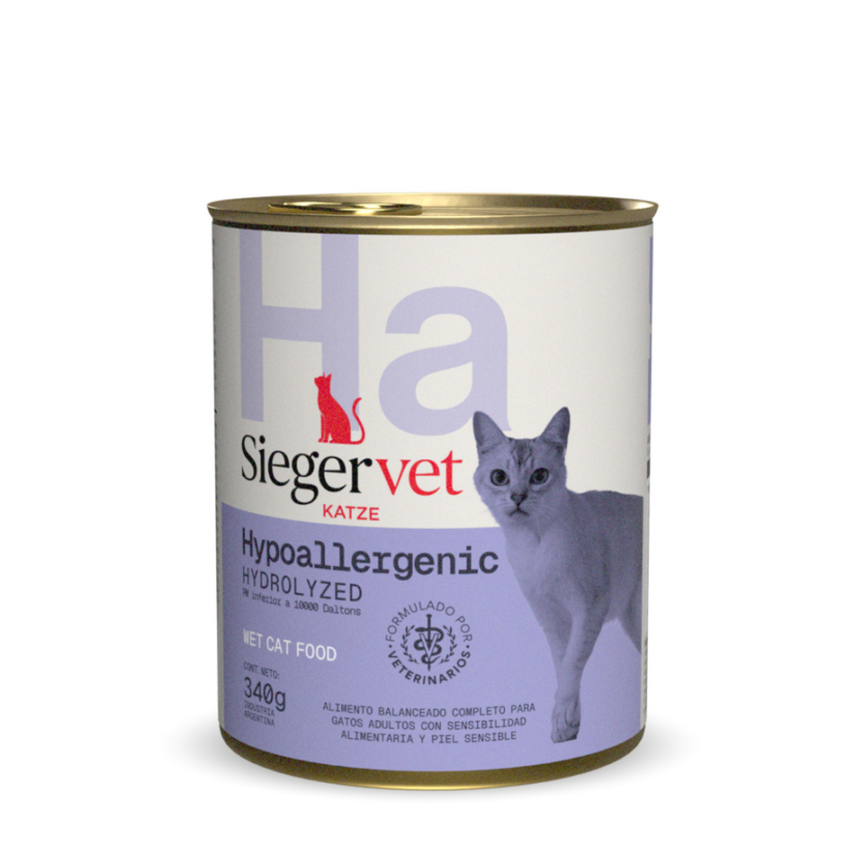 Envase de alimento Sieger Hypoallergenic para gatos