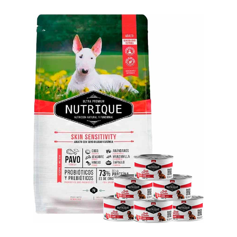 Alimento seco Nutrique - Perros Adultos - Seco - Piel Sensible - Skin Sensitivity para perros