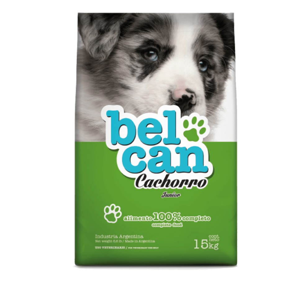 Bel Can - Perros Cachorros - Seco — envase del alimento