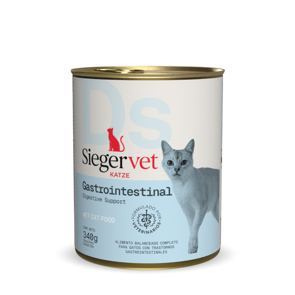 Envase de alimento Sieger Gastrointestinal para gatos