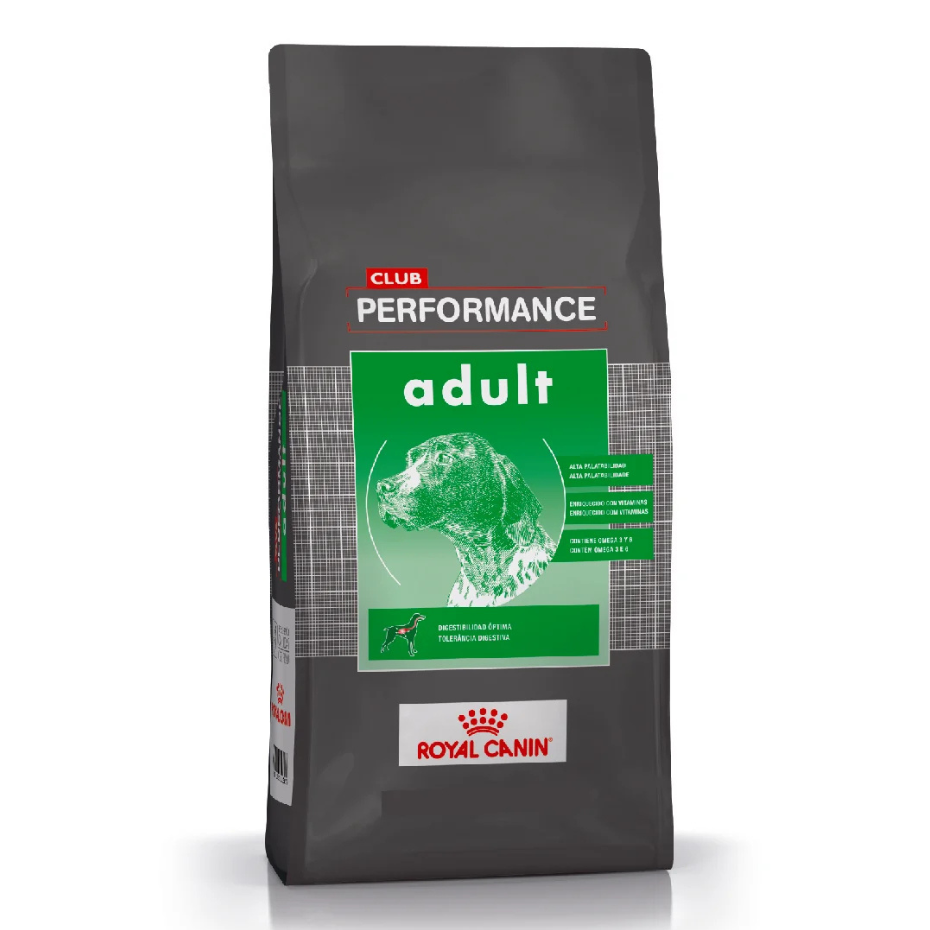 Bolsa de alimento Performance adulto seco.
