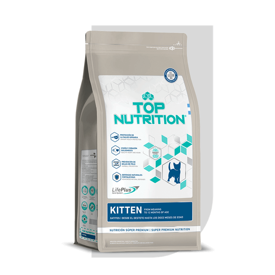 Envase Top Nutrition - Gatos - Gatitos - Seco