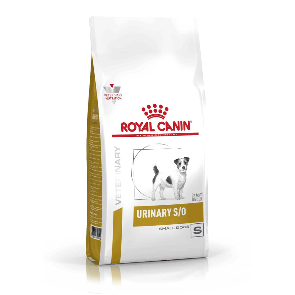Envase de alimento Royal Canin Urinary S/O Small Dog para perros