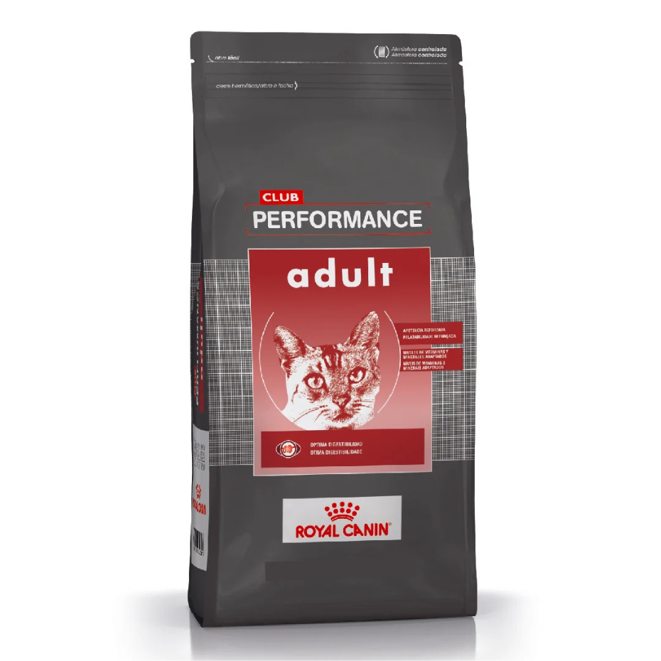 Bolsa de alimento Club Performance Feline Adult para gatos adultos