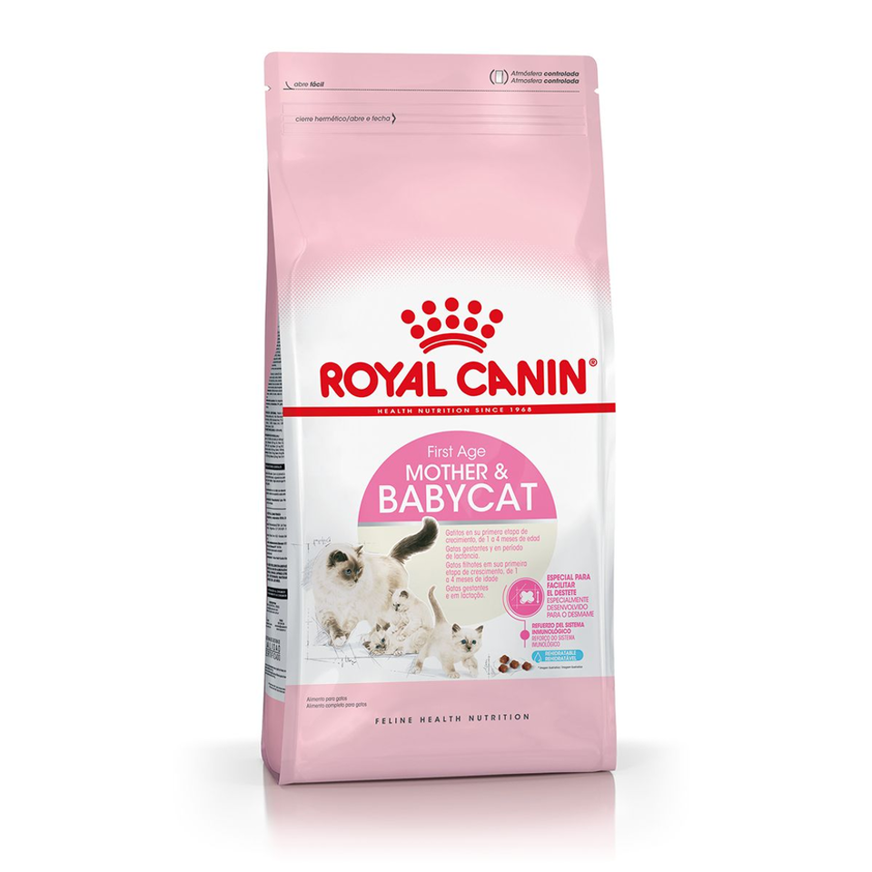 Envase de alimento Royal Canin Mother & Babycat para gatos