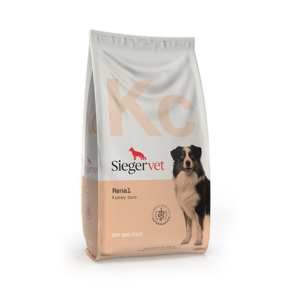 Envase de alimento Sieger Renal para perros