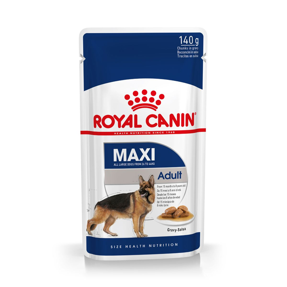 Envase de alimento Royal Canin Maxi Adult para perros