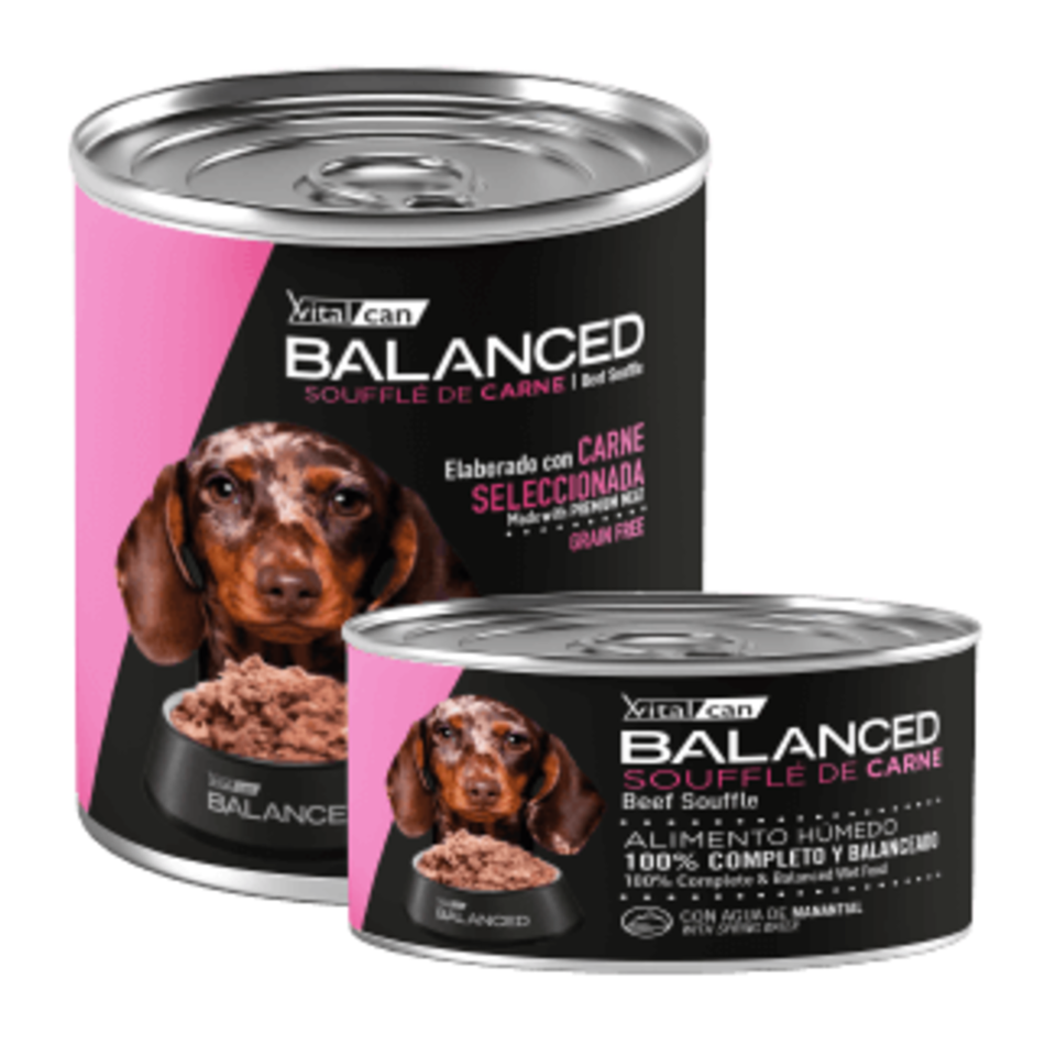 Vital Can Balanced - Perros Cachorros - Húmedo - Soufflé - Carne
