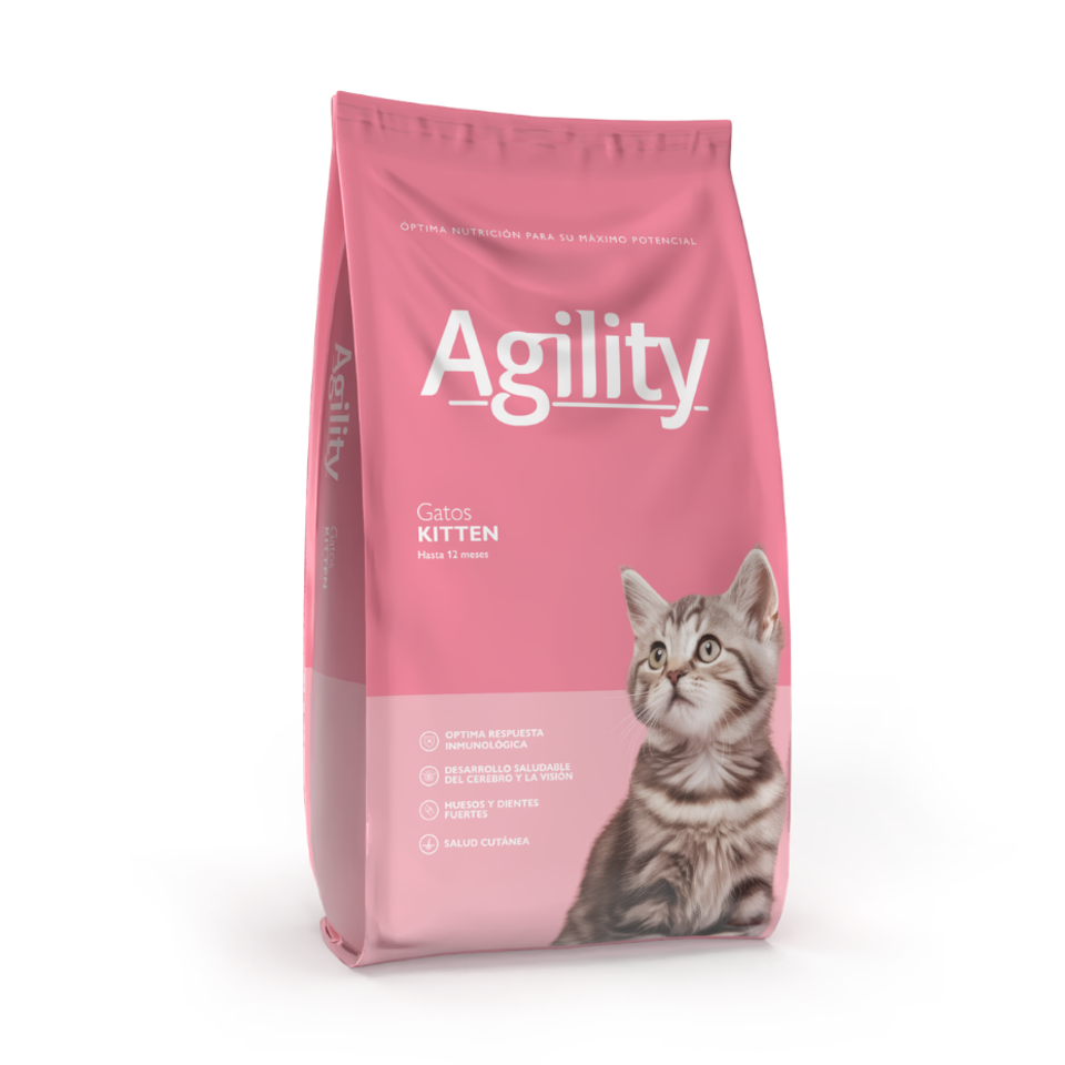 Bolsa de alimento seco Agility para gatitos de hasta 12 meses