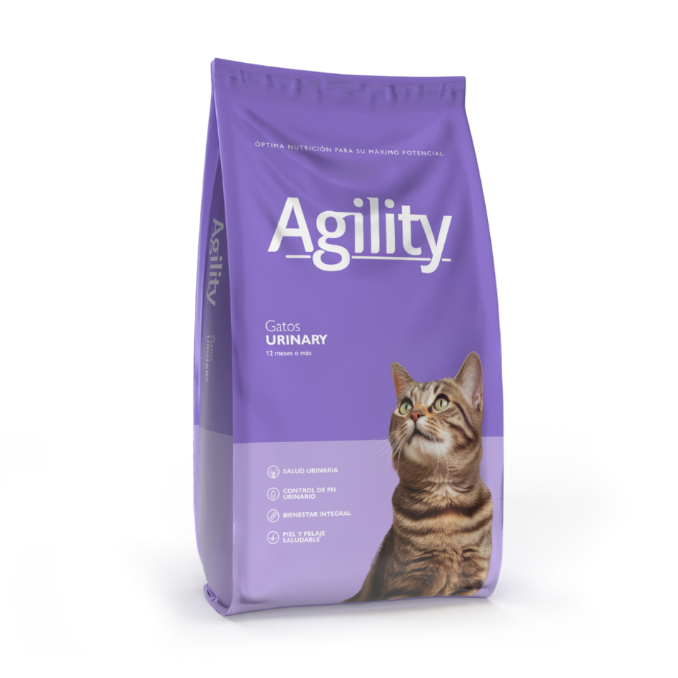 Bolsa de alimento seco Agility Urinary para gatos adultos