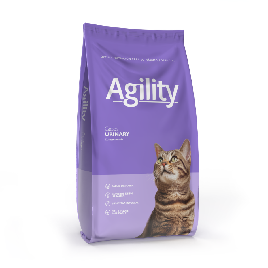Bolsa de alimento seco Agility Urinary para gatos adultos