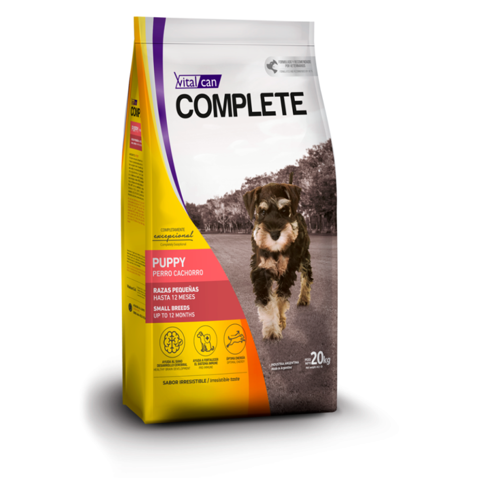 Bolsa Vital Can Complete Puppy para cachorros de razas pequeñas