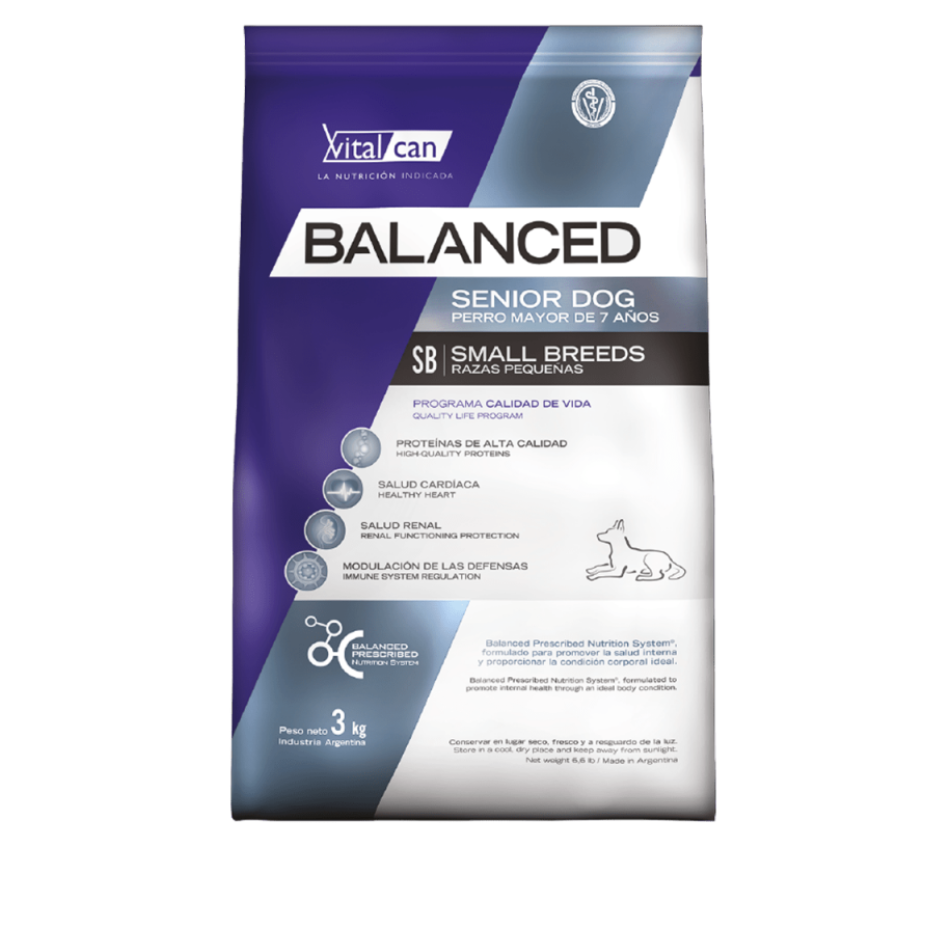 Bolsa Vital Can Balanced Senior para perros de razas pequeñas