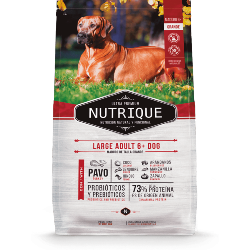 Nutrique - Perros Adultos - Seco - Razas Grandes - Adult 6+