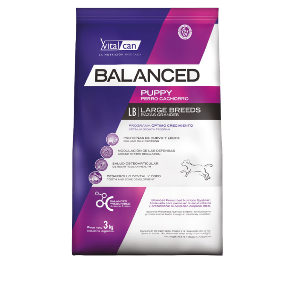 Bolsa Vital Can Balanced Puppy para perros cachorros de razas grandes