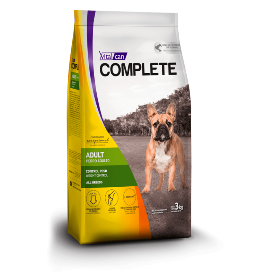 Bolsa Vital Can Complete Control de Peso para perros adultos