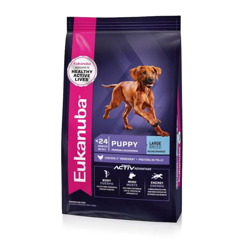Bolsa de alimento Eukanuba Puppy Large Breed para cachorros de razas grandes