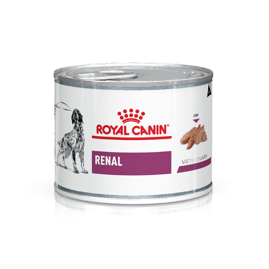 Envase de alimento Royal Canin Renal Canine para perros