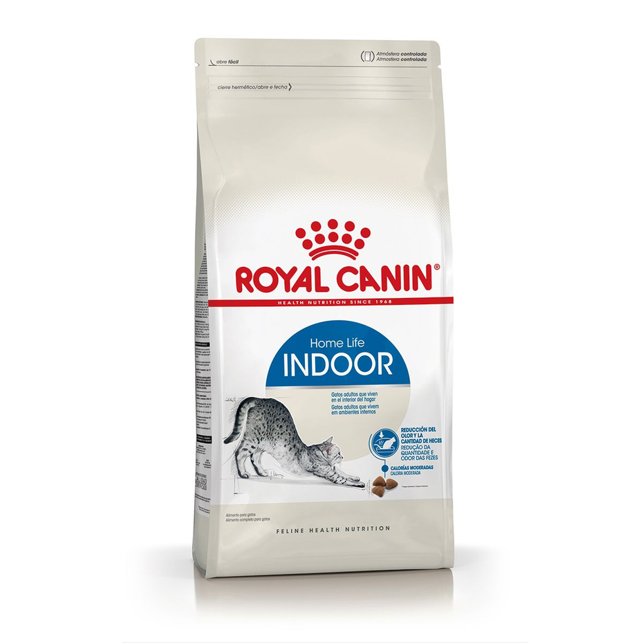 Envase de alimento Royal Canin Indoor para gatos
