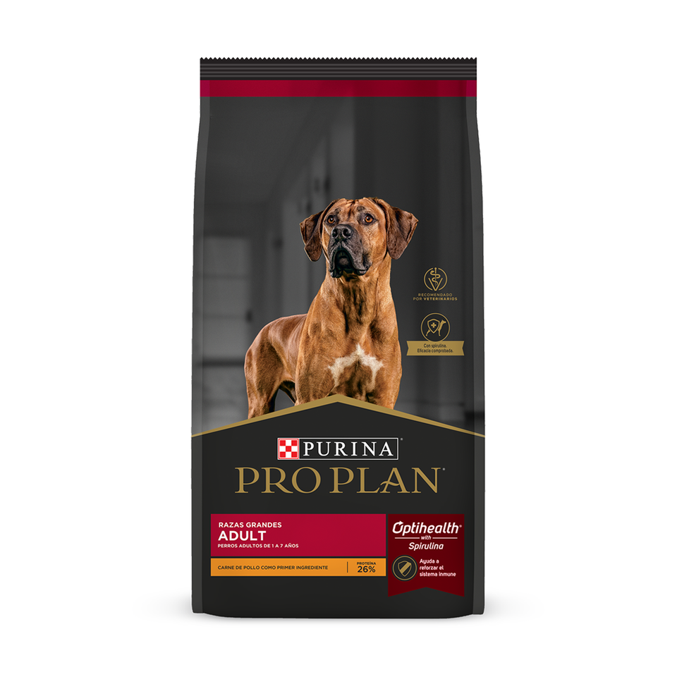 Envase de alimento Pro Plan Adulto razas medianas para perros
