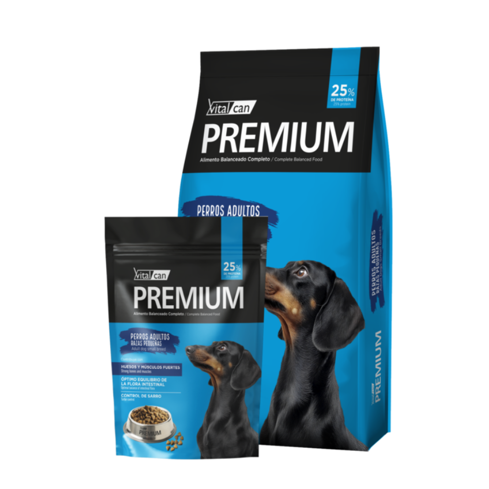 Bolsa Vital Can Premium para perros adultos de razas pequeñas