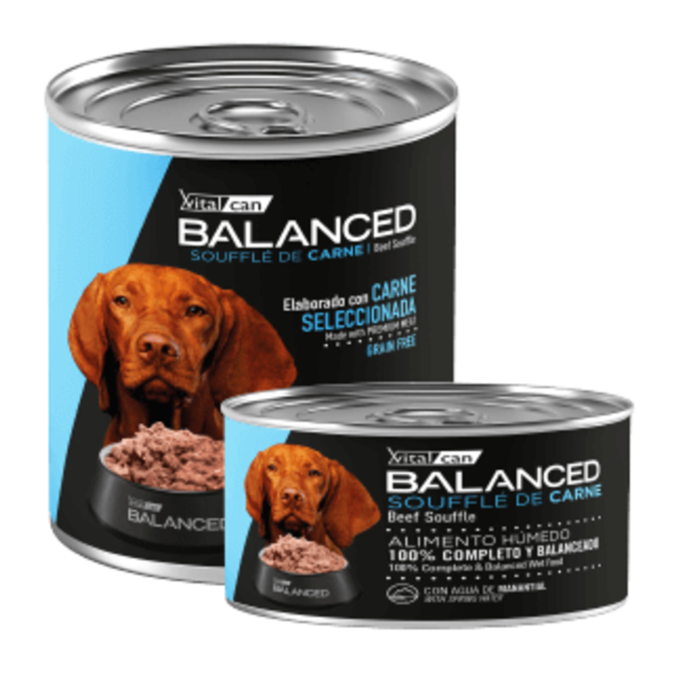 Vital Can Balanced - Perros Adultos - Húmedo - Soufflé - Carne
