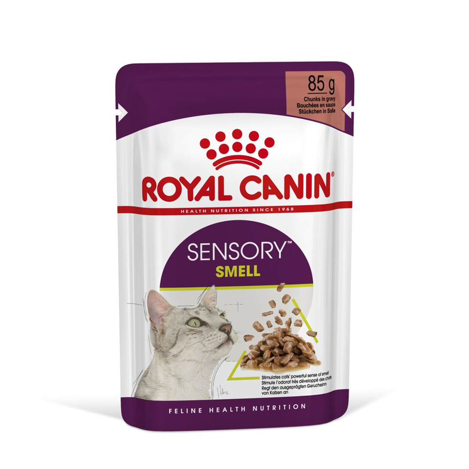 Envase de alimento Royal Canin Sensory Smell para gatos