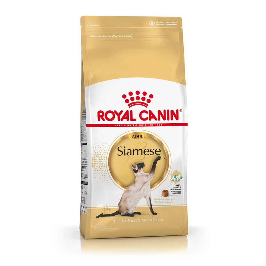 Envase de alimento Royal Canin Siamese Adult para gatos