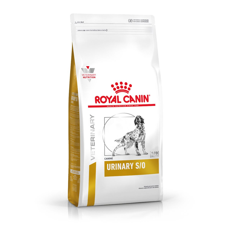 Envase de alimento Royal Canin Urinary S/O para perros