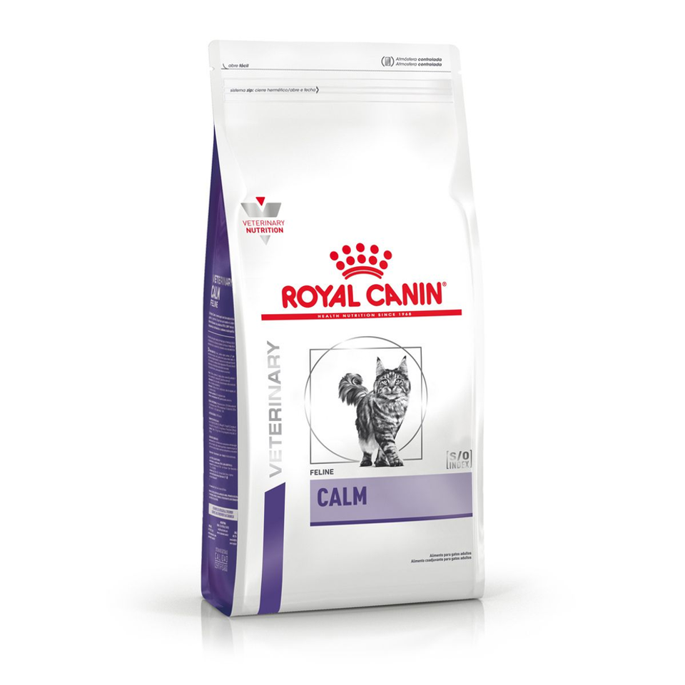 Envase de alimento Royal Canin Calm Feline para gatos