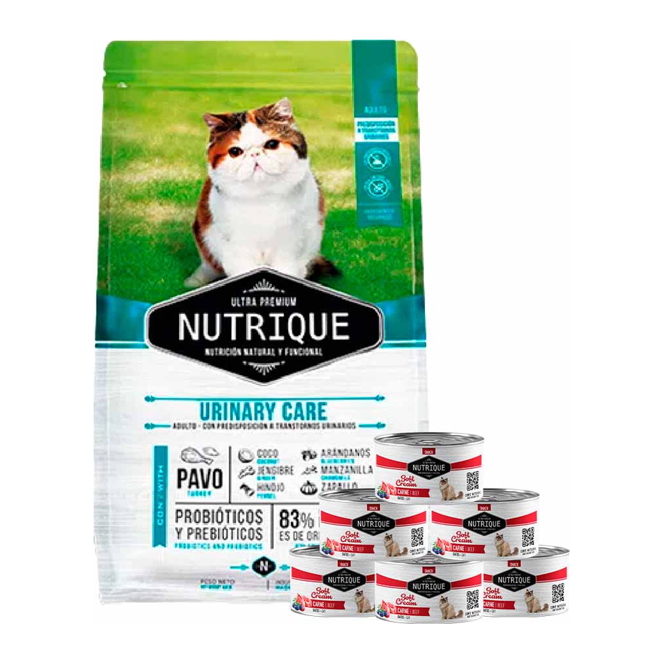 Alimento seco Nutrique - Gatos Adultos - Seco - Cuidado Urinario - Urinary Care para gatos