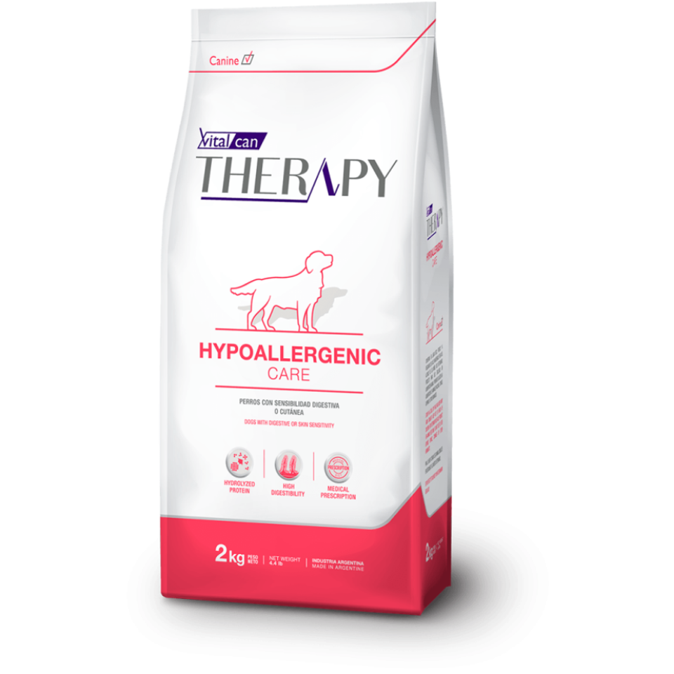 Vital Can Therapy - Perros - Seco - Hypoallergenic Care — envase del alimento