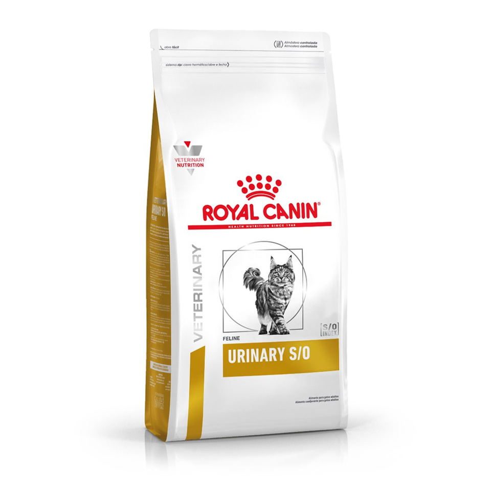 Envase de alimento Royal Canin Urinary S/O para gatos