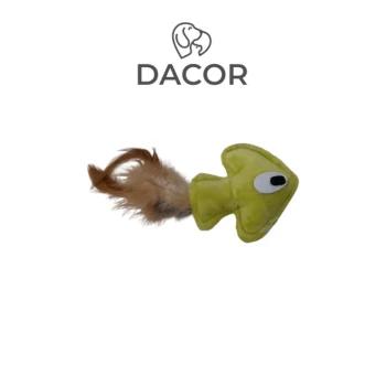 Pez peluche c/ plumas (verde) PPP