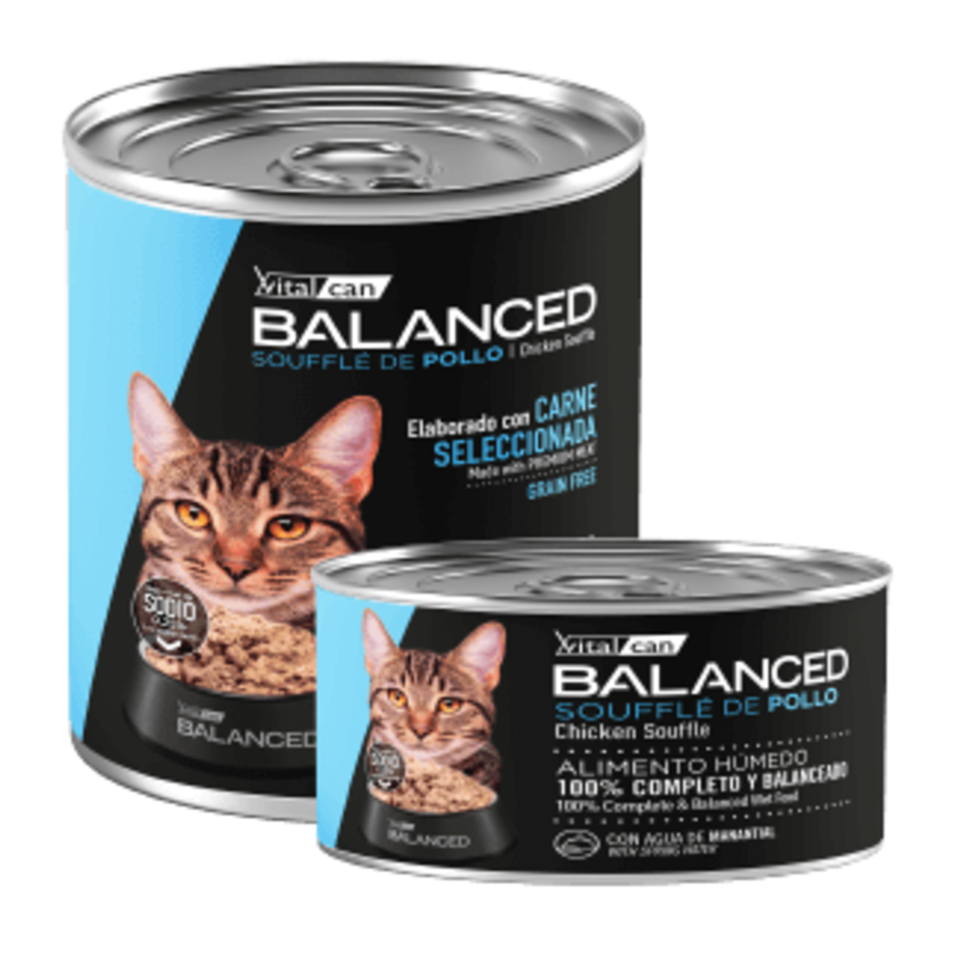 Vital Can Balanced - Gatos Adultos - Húmedo - Soufflé - Pollo