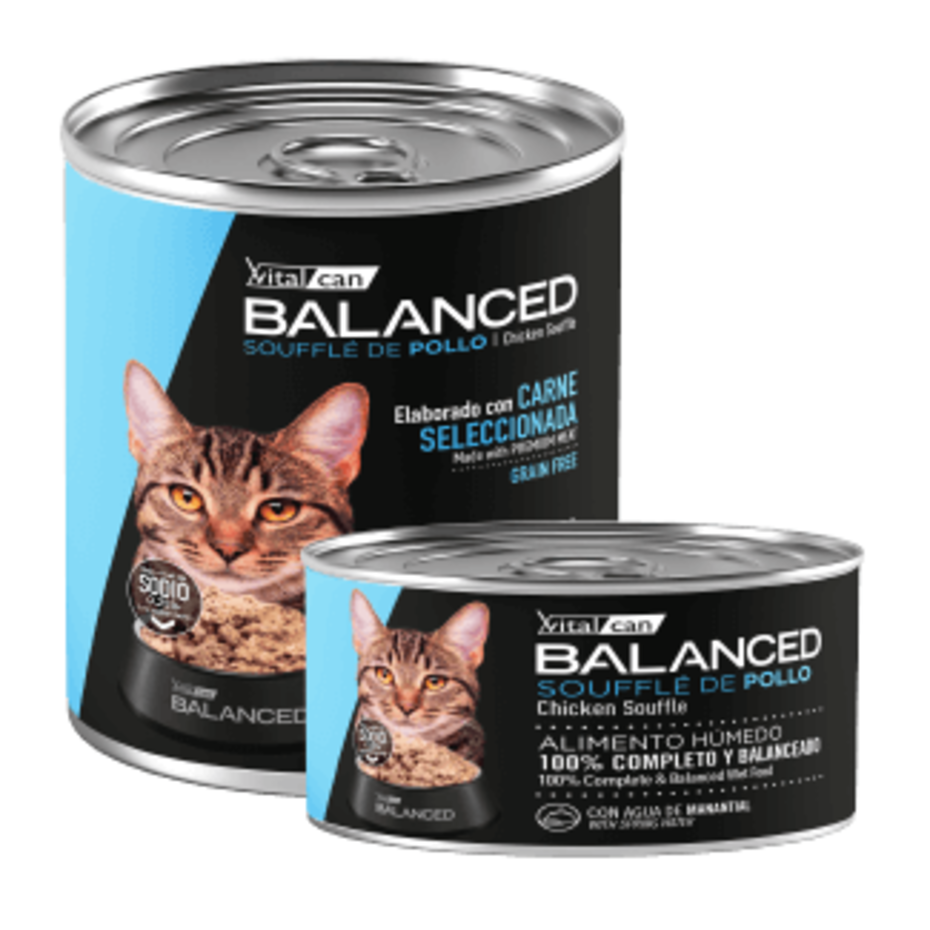 Vital Can Balanced - Gatos Adultos - Húmedo - Soufflé - Pollo