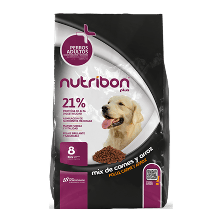 Alimento seco Nutribon Plus - Perros Adultos 21% - Seco para perros