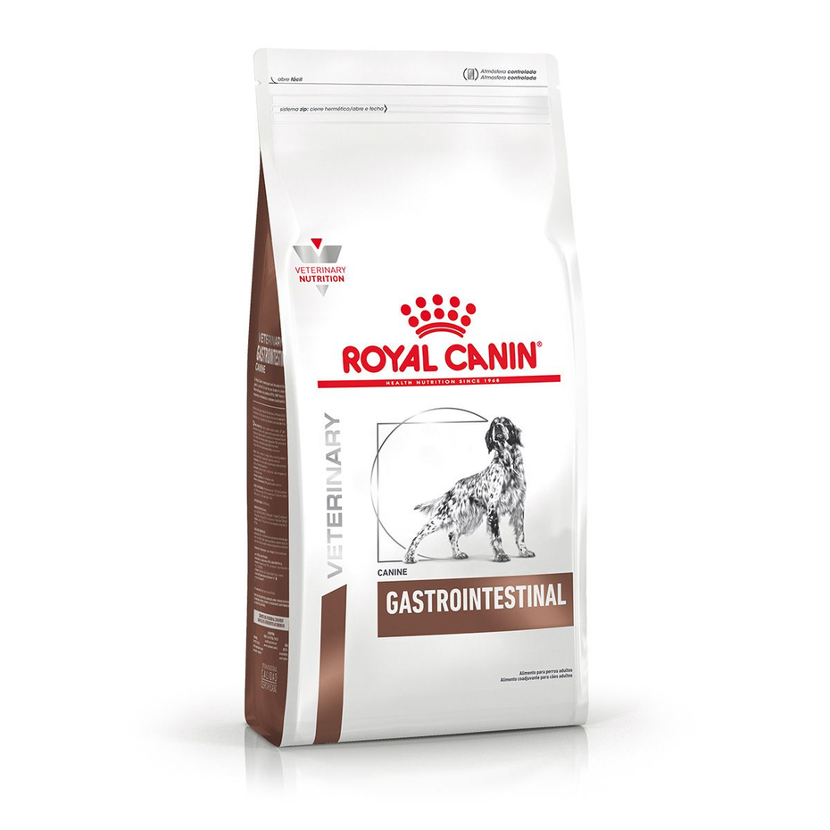 Envase de alimento Royal Canin Gastrointestinal Canine para perros