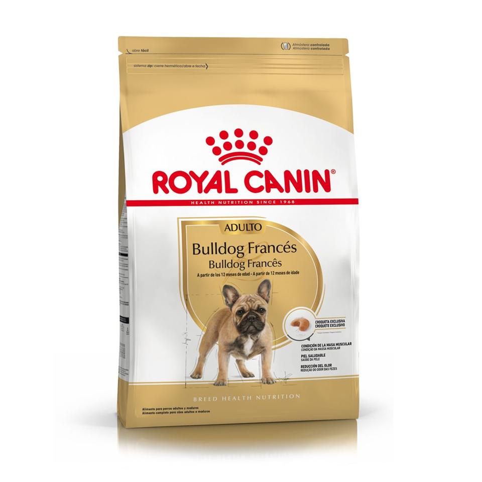 Envase de alimento Royal Canin Bulldog Francés Adult para perros