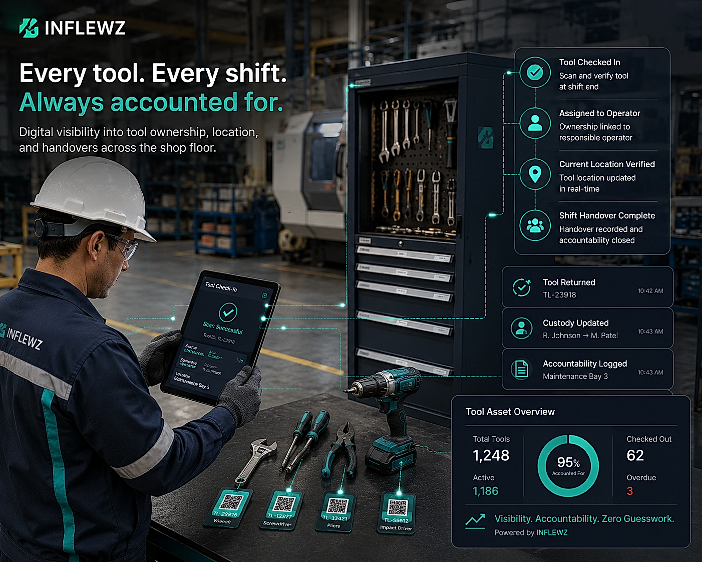 High tool loss and shift-change bottlenecks