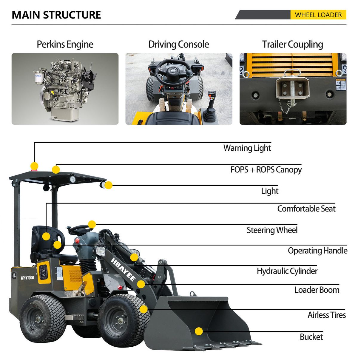 Huayee WHY1000 Front End Loader photo 6