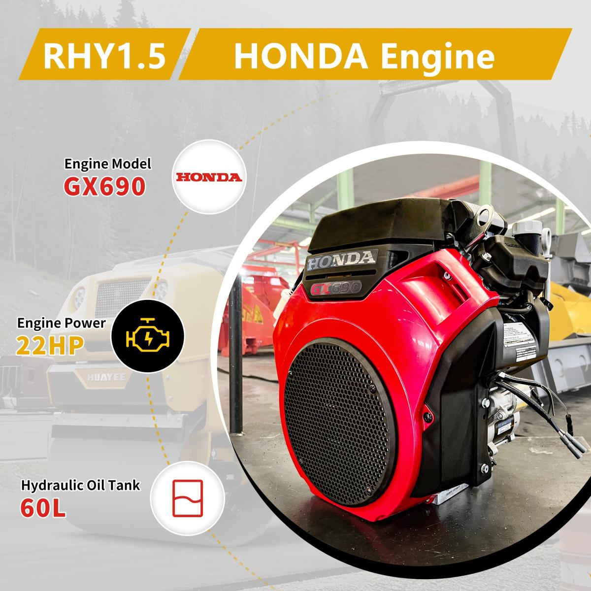 Huayee RHY1.5 Tandem Vibratory Roller photo 5