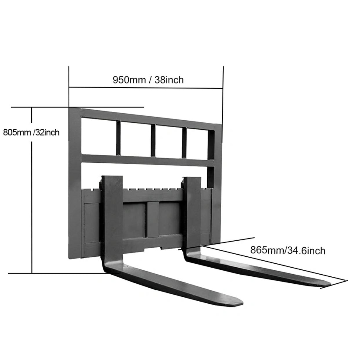 Pallet fork demotions 
