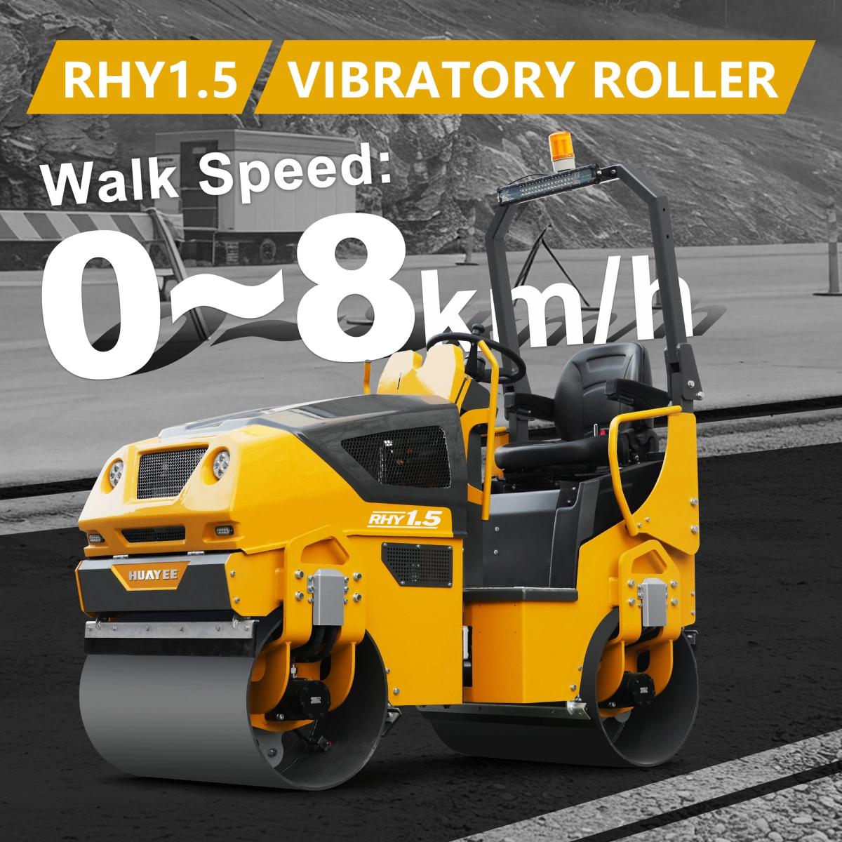 Huayee RHY1.5 Tandem Vibratory Roller photo 6
