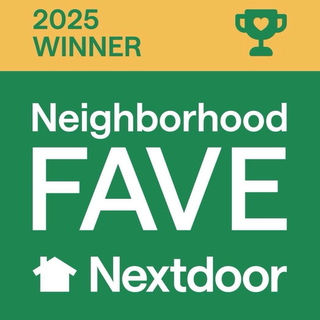 Nextdoor Neighborhood Fave 2025 winner badge