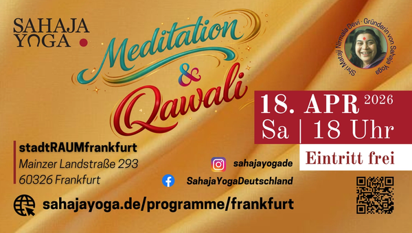 SA 18. APR 2026 | Konzertprogramm Qawali-Musik & Meditation