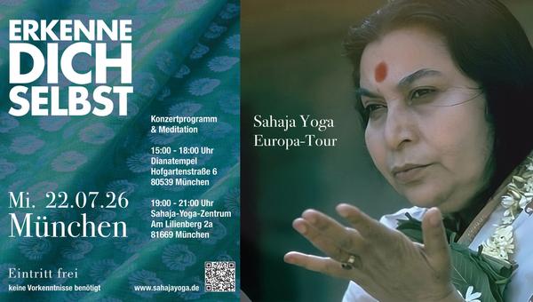 MI 22. Juli 2026 15 Uhr | Meditation & Livemusik | Dianatempel München